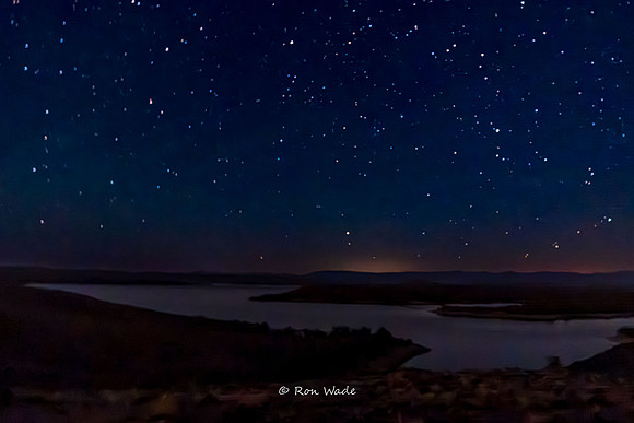stars, campsite, Flaming Gorge Reservoir, Green River--2
