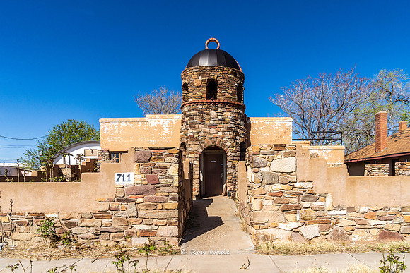 old rock house, Route 66, Tucumacari-3640-2