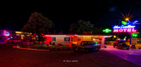Blue Swallow neon, Route 66, Tucumacari, Blue Swallow, -3680