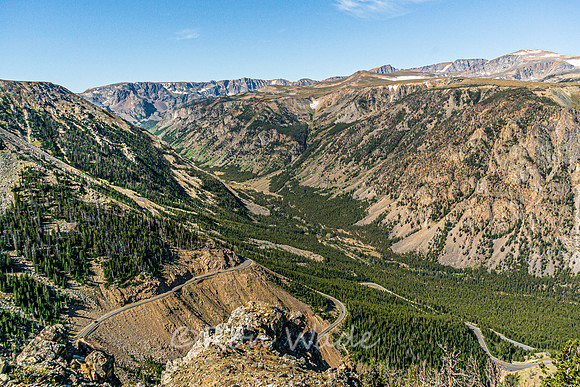 Beartooth Highway, mountains, snow-8536
