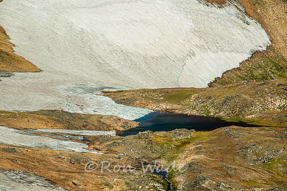 Beartooth Highway, mountains, ponds, snowpack-4562