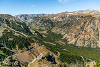Beartooth Highway, mountains, snow-8536