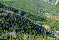 Beartooth Highway, valley view, road -8535