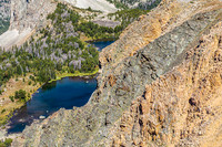 snowpack, ponds, mountains, Beartooth Highway-9890