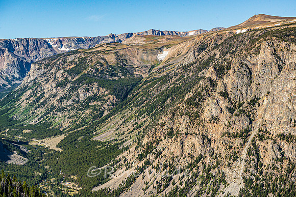 snowpack, Beartooth Highway-