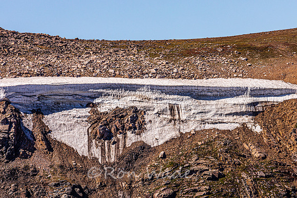 snowpack, ponds, mountains, Beartooth Highway-9892
