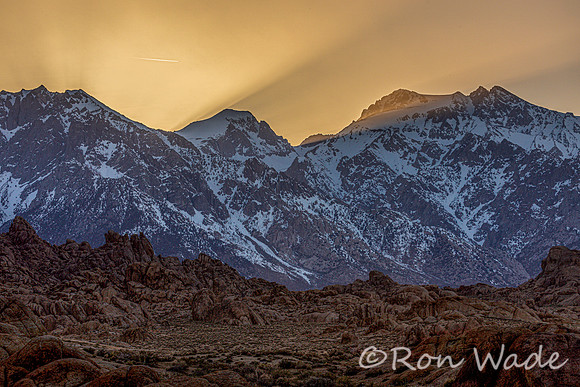 Sunset, Sierra Nevada Mountains, Alabama Hills-5824-Edit