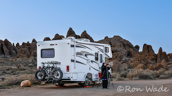 Kat, Forester, sunrise, Alabama Hills-5680