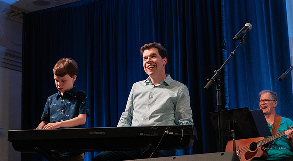Megan Taylor Anderson, Jason Coleman, and kiddos, CAAS 2024-