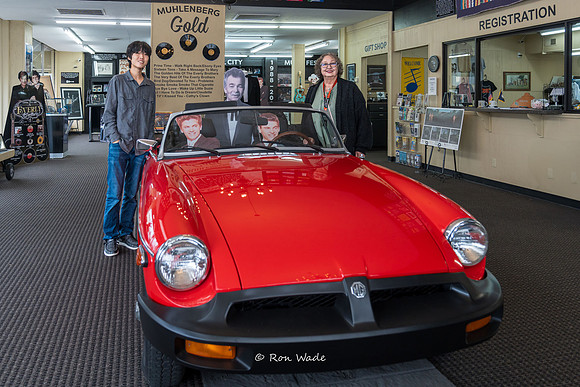 Don Everly, Isaac Biver, Kat, MG, Museum, Central City-7097-2