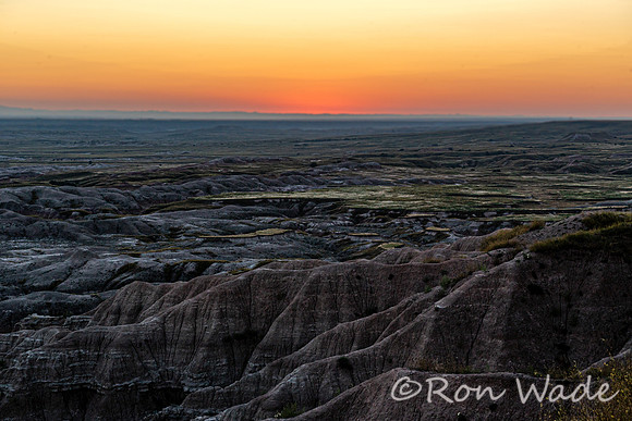 sunset, Badlands-8377-HDR