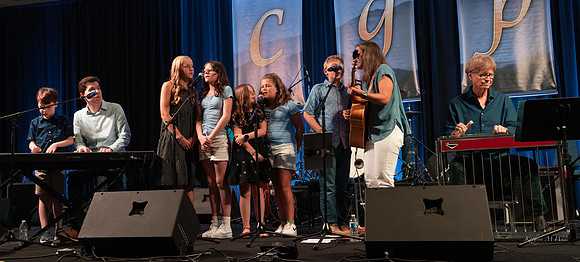 Megan Taylor Anderson, Jason Coleman, and kiddos, CAAS 2024-9538