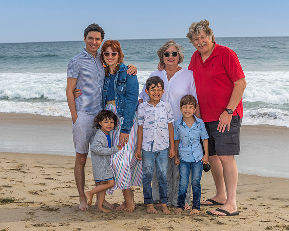Steve, Sara, Sadie, James, Beckett, Kat, Ron, Malibu, Zuma beach-5297-Edit