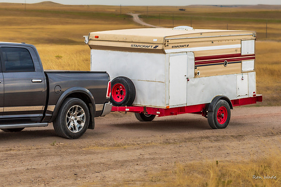 homemade, trailer, Buffalo Gap National Grasslands-5265-2