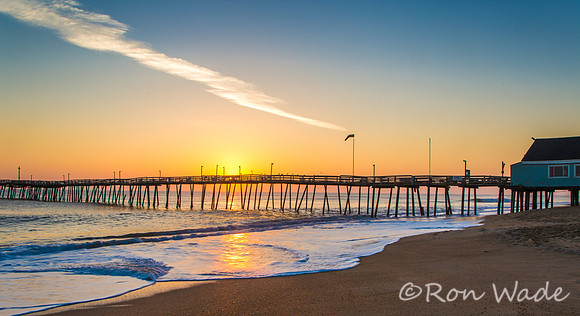 sunrise pier Kitty Hawk-0555