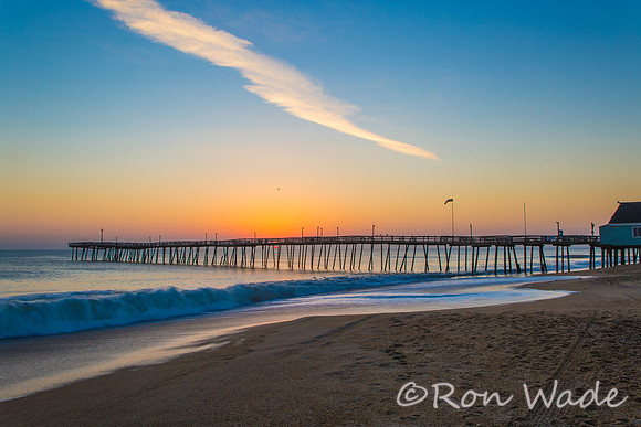 sunrise pier Kitty Hawk-0521