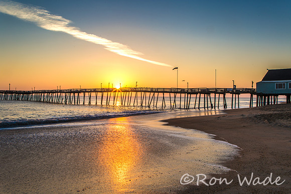 sunrise pier Kitty Hawk-0564