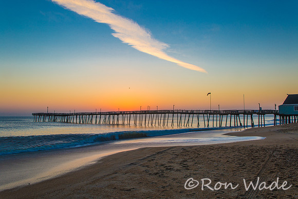 sunrise pier Kitty Hawk-0515