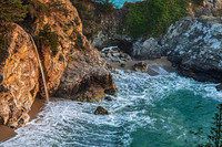 McWay Falls, Hwy 1, Big Sur, Pacific Ocean--4
