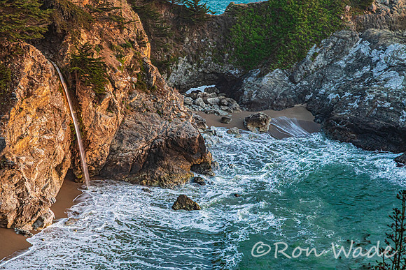 McWay Falls, Hwy 1, Big Sur, Pacific Ocean--4